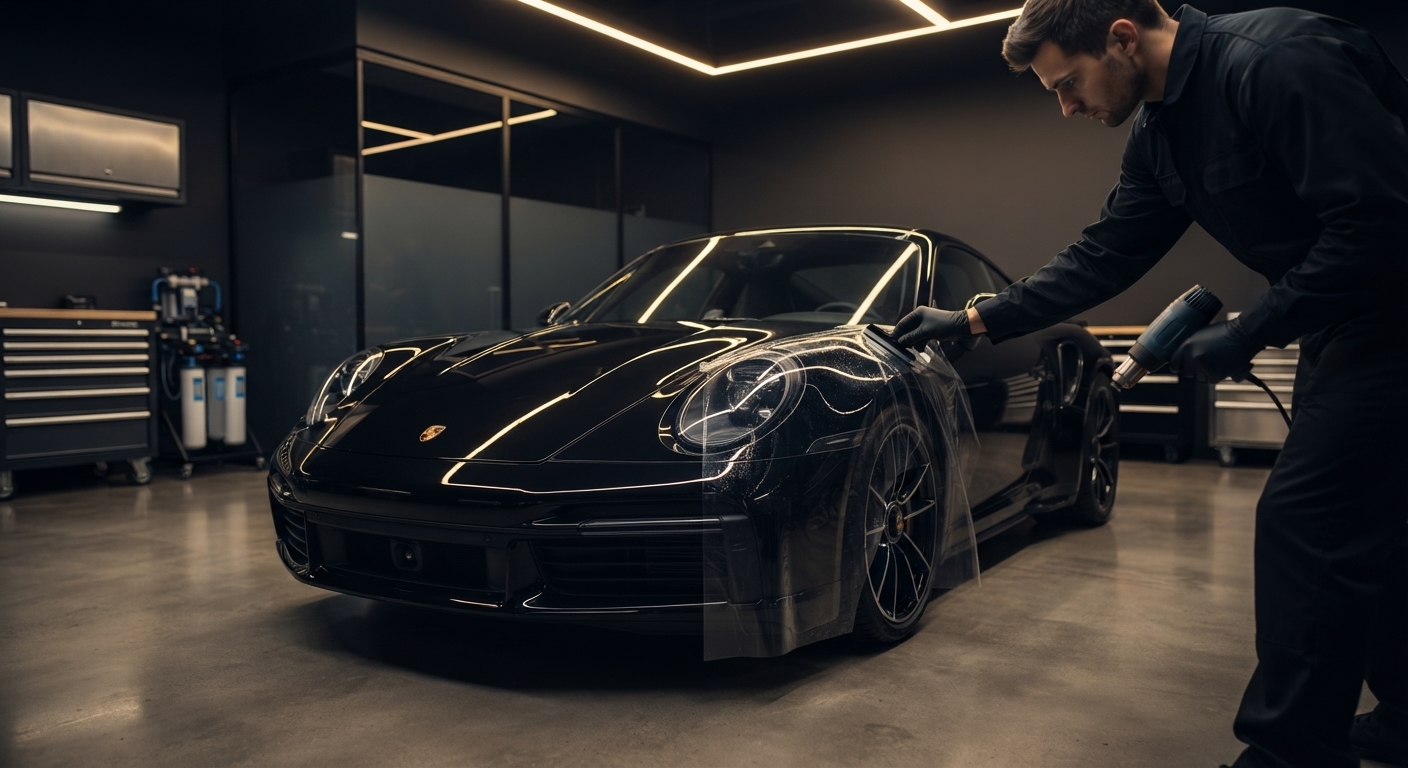 Paint protection film application